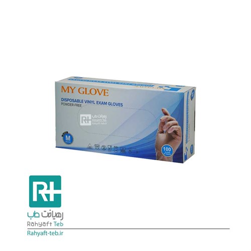 دستکش وینیل سایز مدیوم MY GLOVE INTCO